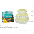 3pcs plastic storage container,plastic food container